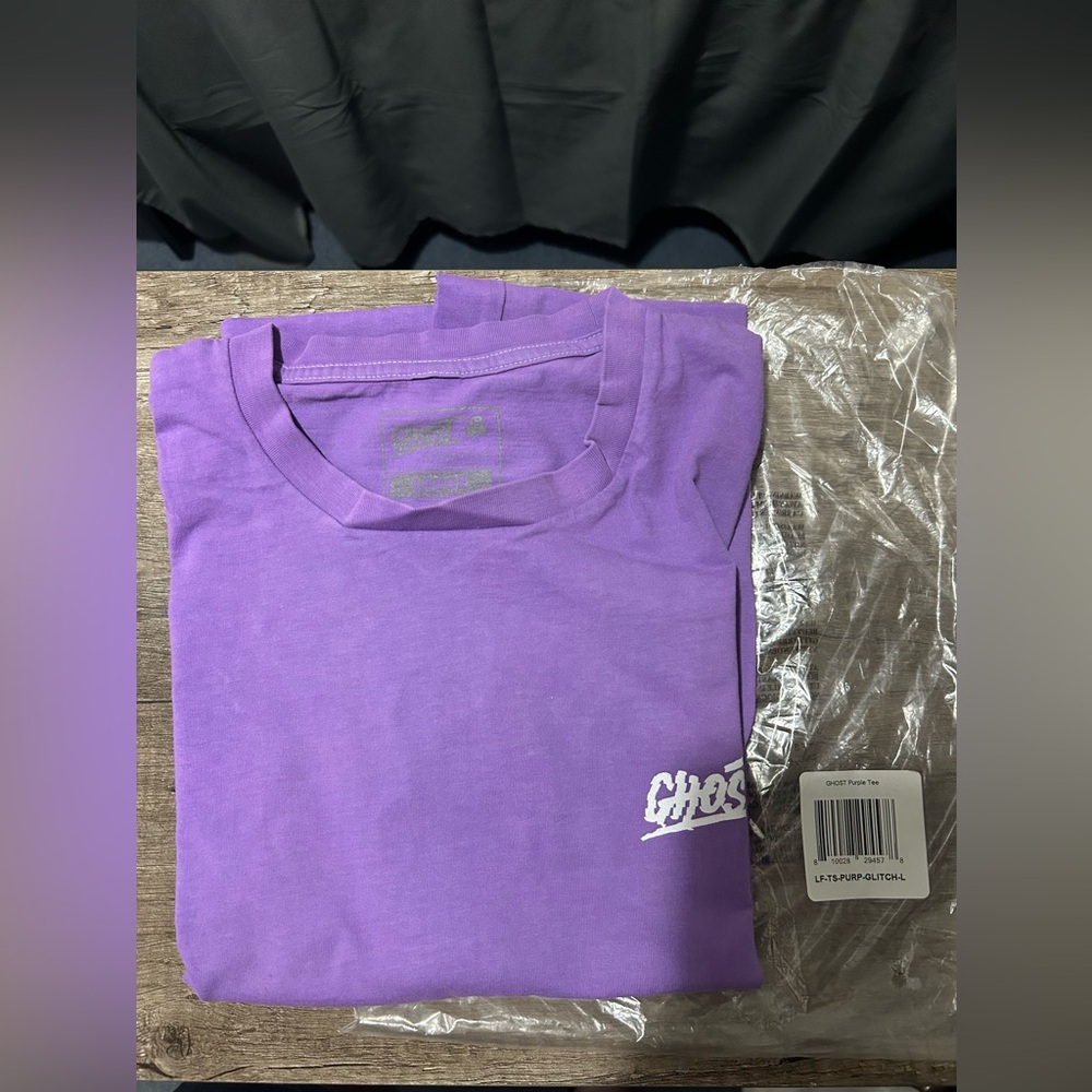 New Ghost Lifestyle Glitch Tee Purple Large